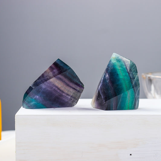 Rainbow Fluorite Polished Crystal Chunk freeshipping - Dara Laine Murray