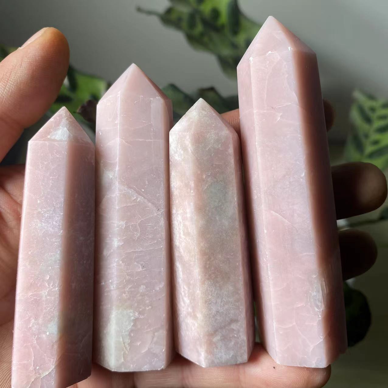 Pink Opal Crystal Tower.