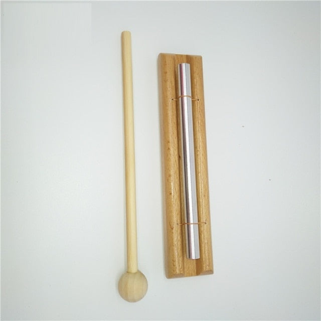 7-Tone Wooden Chime with Mallet Percussion Instrument for Meditation.