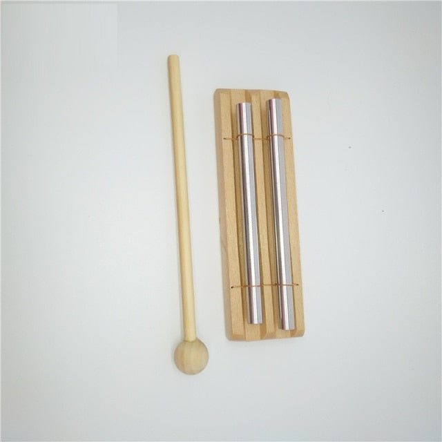 7-Tone Wooden Chime with Mallet Percussion Instrument for Meditation.