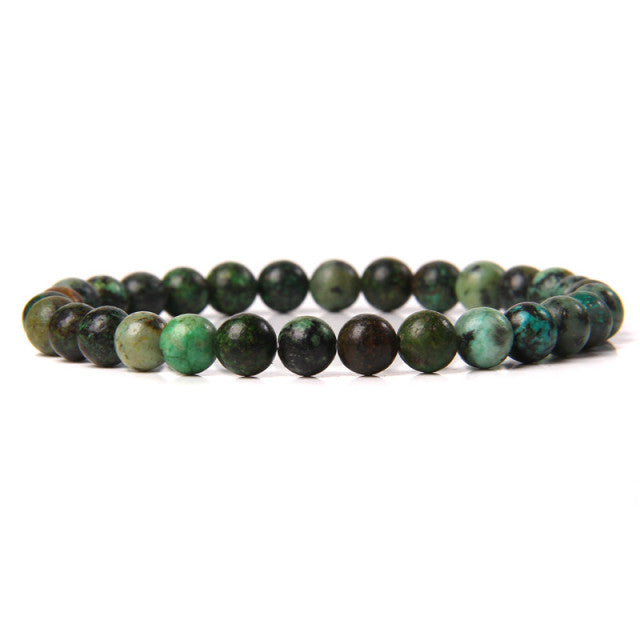 The Green Collection - A collection of green crystal bracelets for luck, abundance, and growth